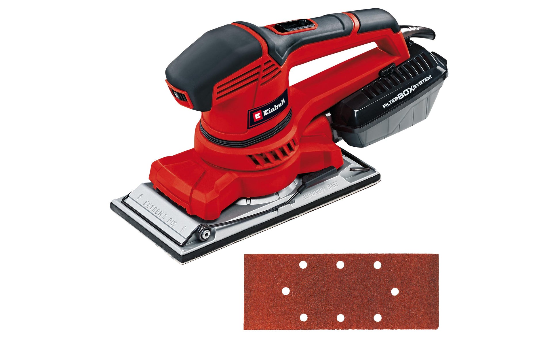 Einhell TE-OS 2520 E Schwingschleifer – 250 W – 280 × 115 mm, Micro-Klettverschluss