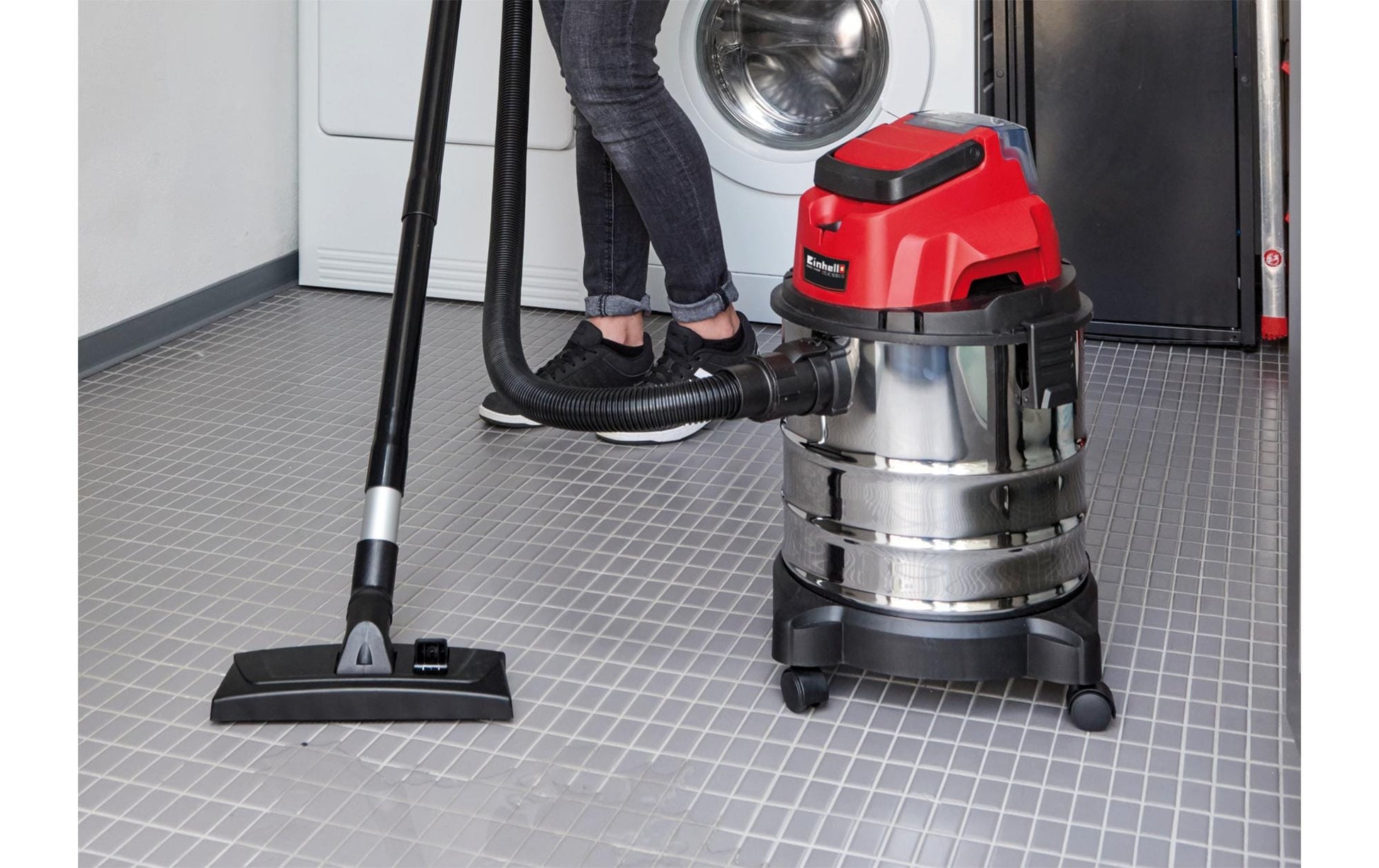 Einhell Absauganlage TC-VC 18/20 Li – 2-in-1, 20 l, Akkubetrieb, Schlauch 1,5 m