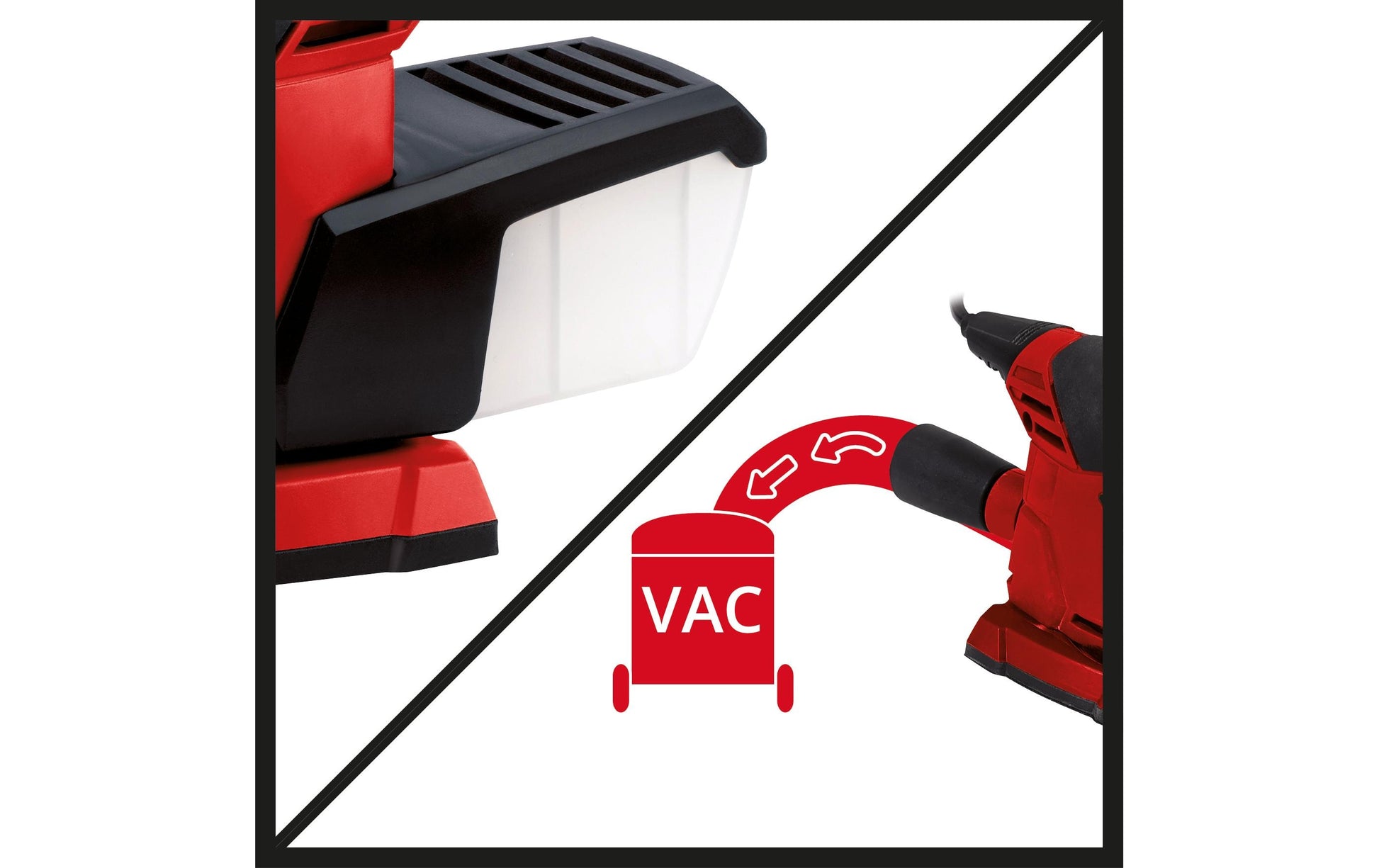 Einhell TE-OS 1320 Multischleifer – 130 W – 150×150×100 mm, Klettverschluss