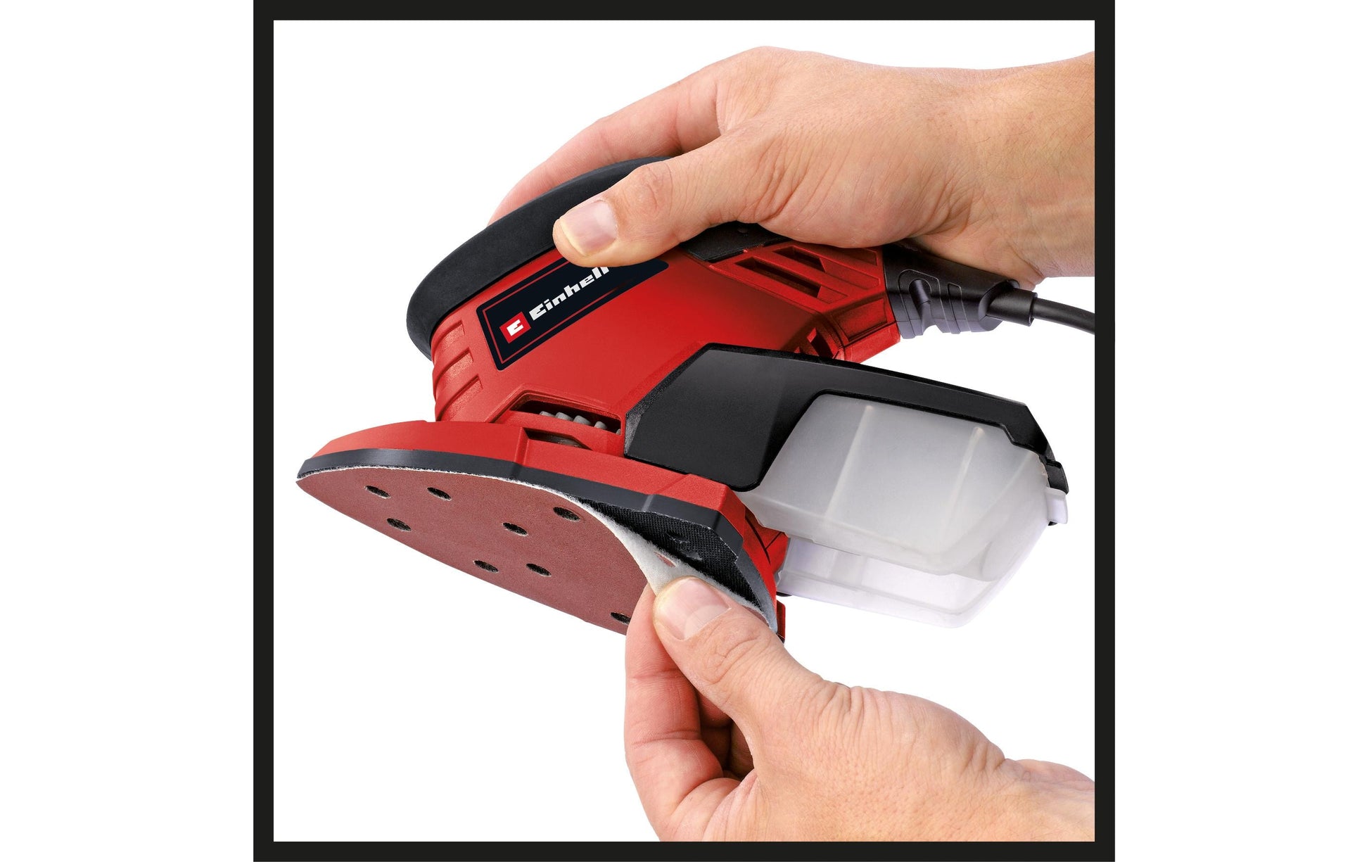 Einhell TE-OS 1320 Multischleifer – 130 W – 150×150×100 mm, Klettverschluss