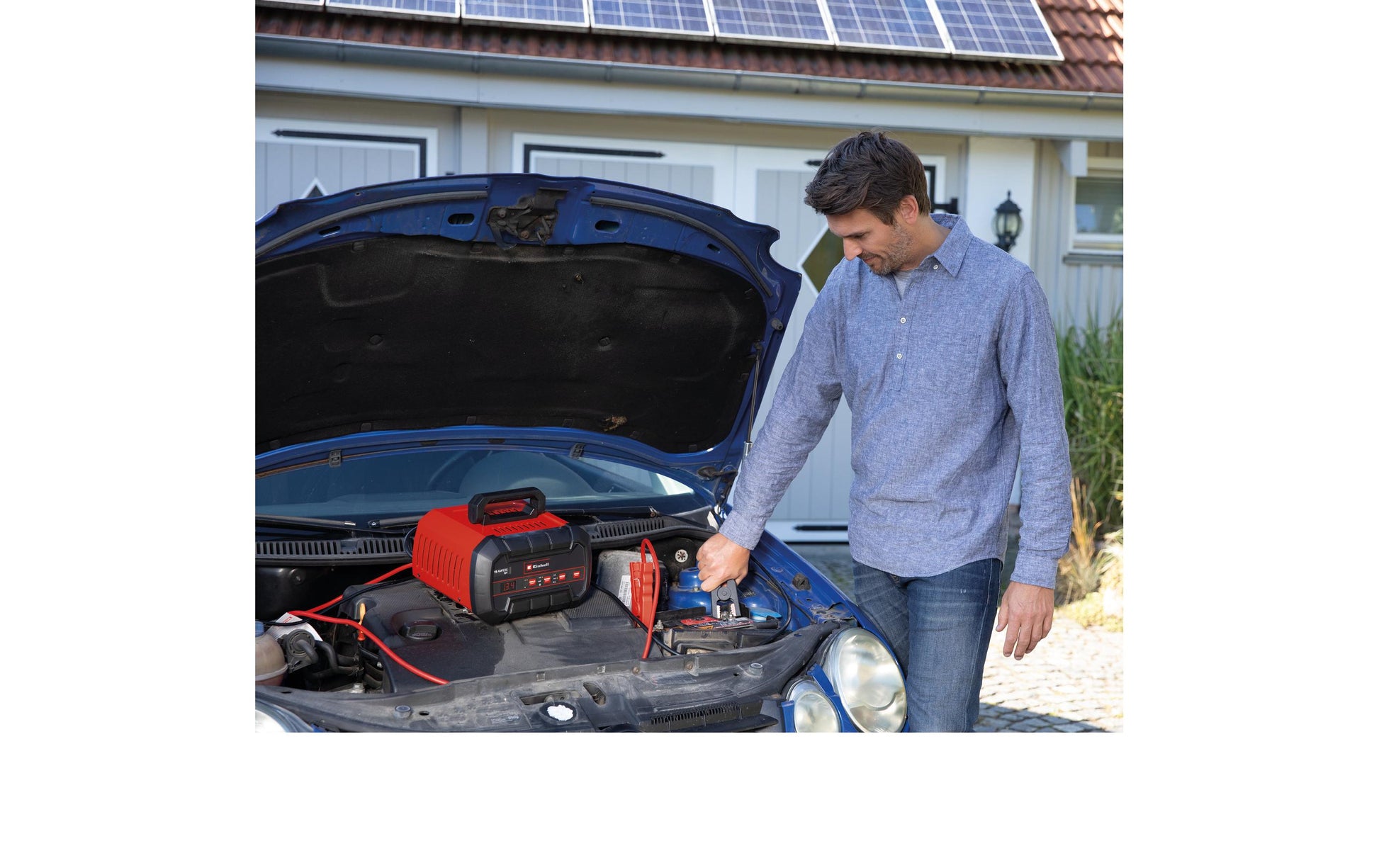 Einhell automotive Einhell CE-BC 15 M Batterie-Ladegerät – 12 V, 15 A, Erhaltungsladung, für Autos, Blei-Säure