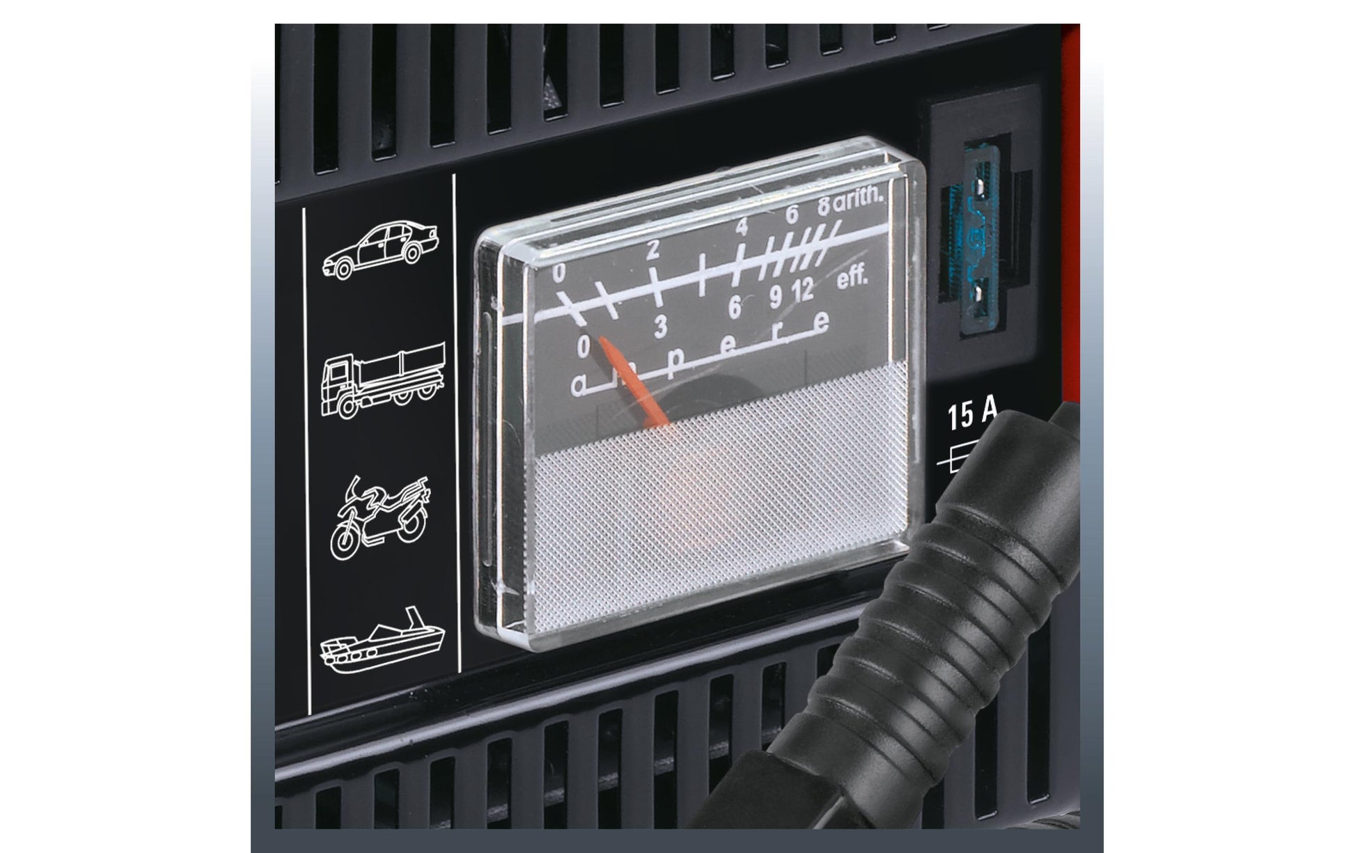 Einhell automotive Automatik-Ladegerät – 12 V, 10 A, für PKW, Blei (Pb), bis 200 Ah, Erhaltungsladung