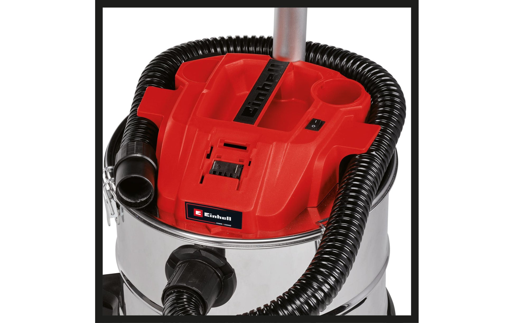 Einhell Aschesauger TE-AV 18/15 Li C-Solo – 2-in-1, 15 l, Akkubetrieb, Schlauch 1,2 m