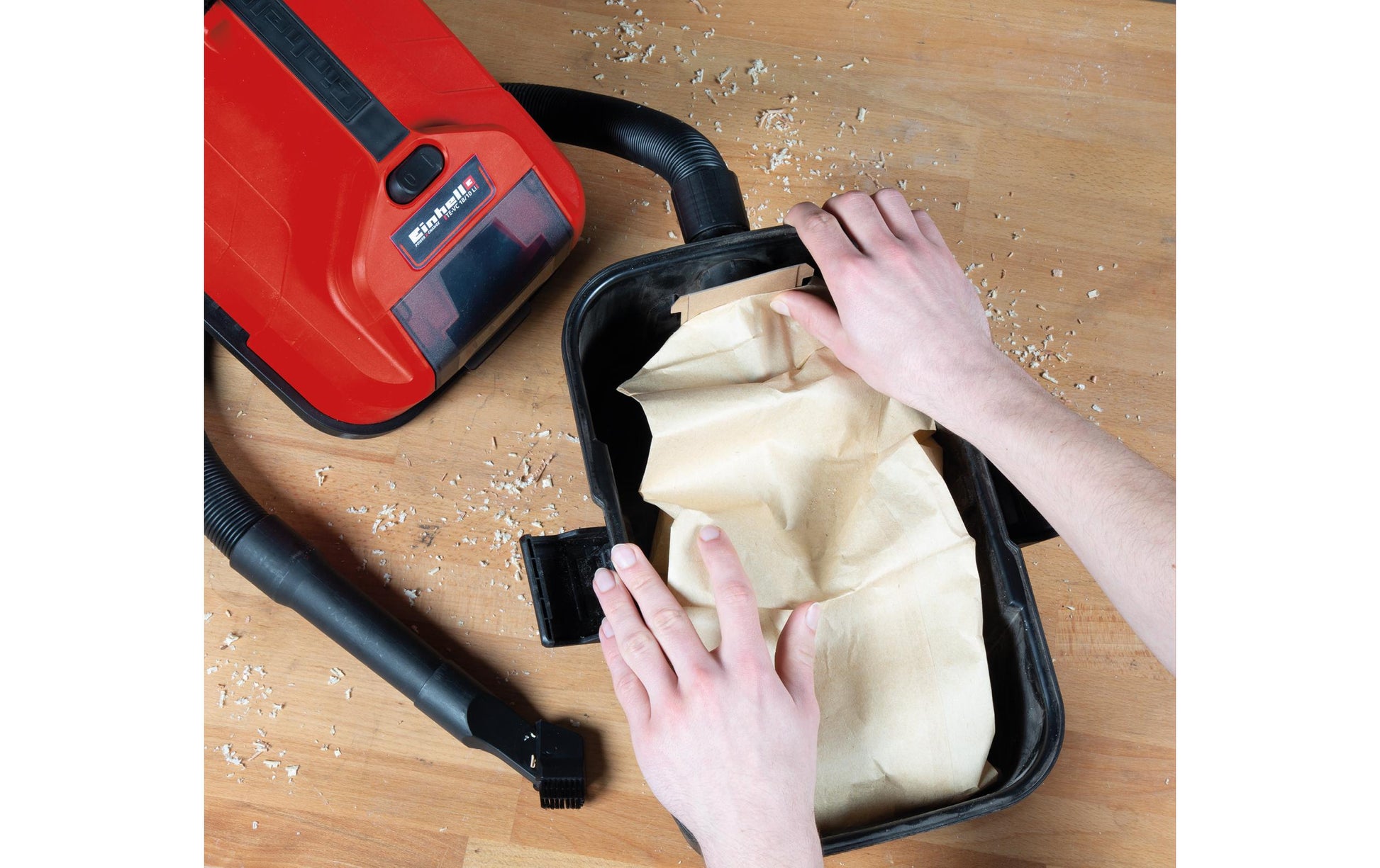 Einhell Staubbeutel 10 l – 5 Stück, für Einhell TE-VC 18/10 L