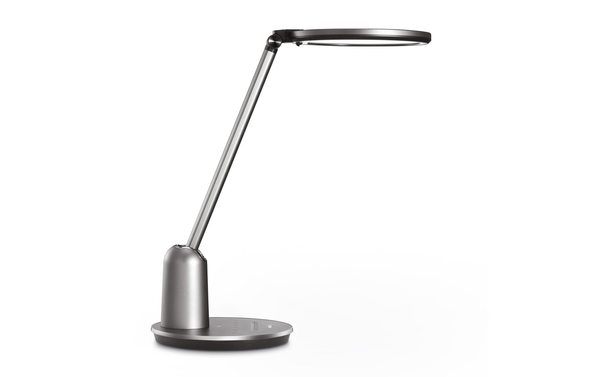 Philips by Signify Philips Tischleuchte Einstein – 3000–5500 K, 630 lm, 15 W, dimmbar, SceneSwitch, grau