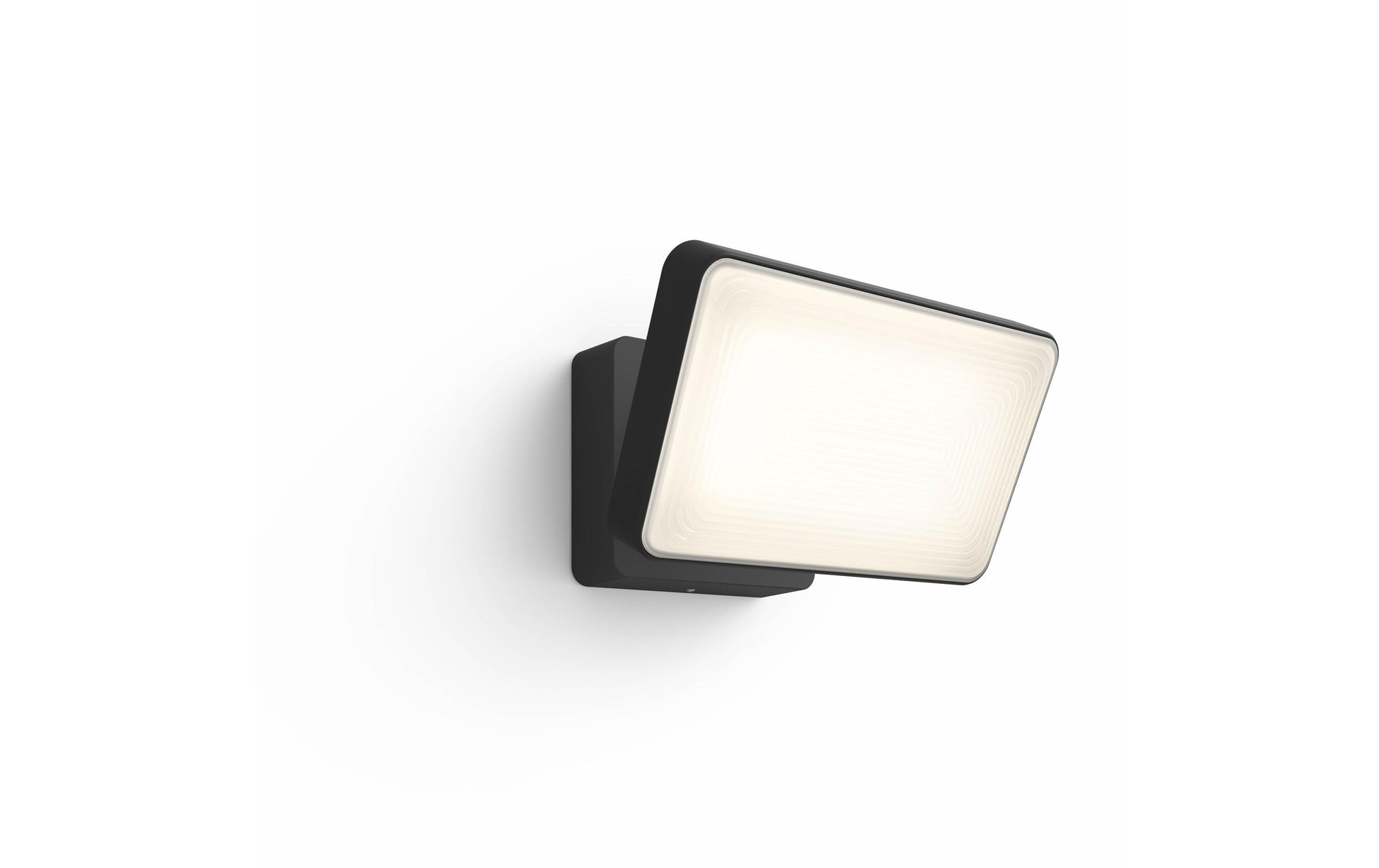 Philips by Signify Philips Hue Aussenwandleuchte – ZigBee – für Philips Hue – schwenkbar, dimmbar – Schwarz – Metall