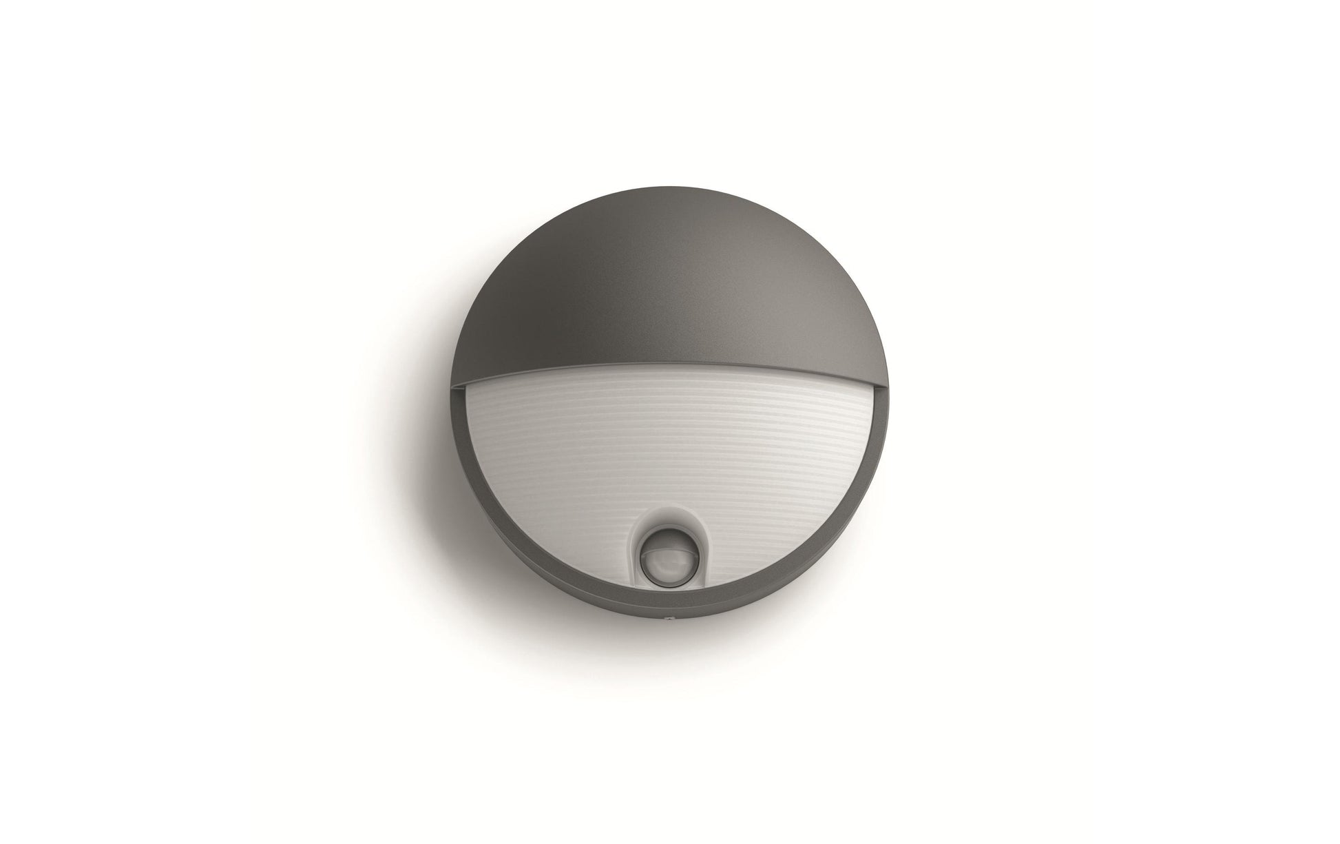 Philips by Signify Philips Aussenwandleuchte – 2700 K – IP44 – Netzbetrieb – mit Bewegungsmelder – Anthrazit, Aluminium
