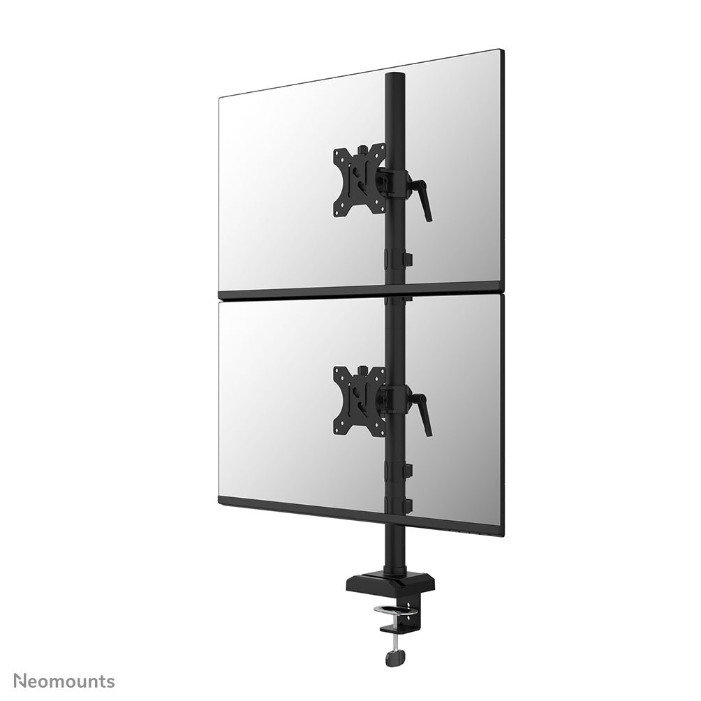 Neomounts NERO – Monitorarm Tischhalterung – Klemme/Durchführung – 2 Monitore – 10–32" – bis 9 kg/Monitor