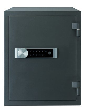 Yale Dokumentenkassette – mit Zahlenschloss, Stahl, schwarz, 404 × 440 × 512 mm