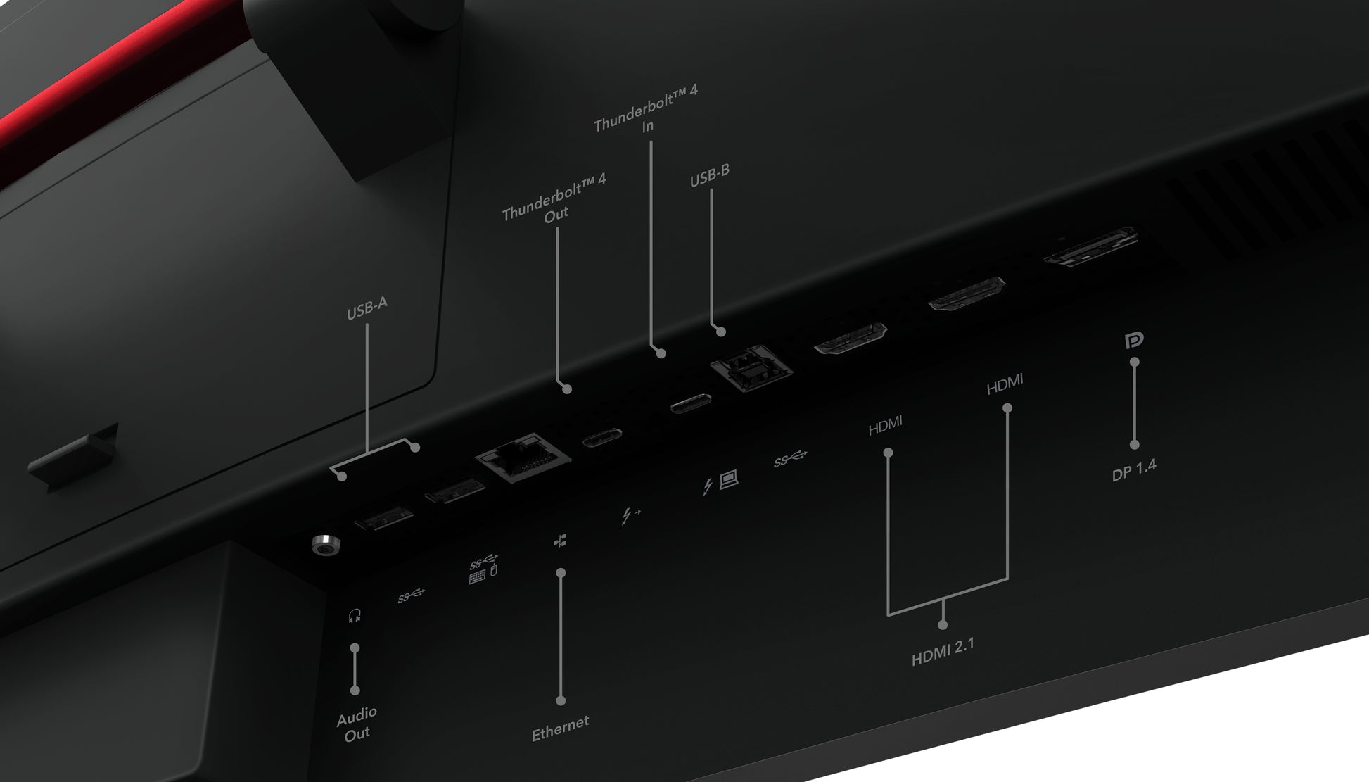 Lenovo ThinkVision P49w-30 – Monitor, 49", IPS, 60 Hz, 350 cd/m², VESA 100 × 100, 100 × 200, Schwarz