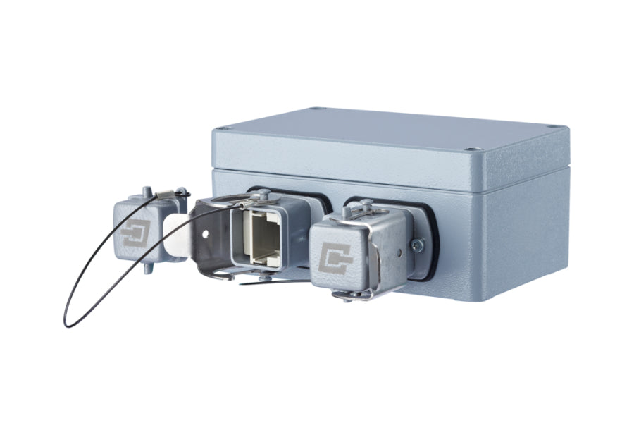 METZ CONNECT Aufputz-Box, 125×143,65×57 mm, Aluminium – Grau