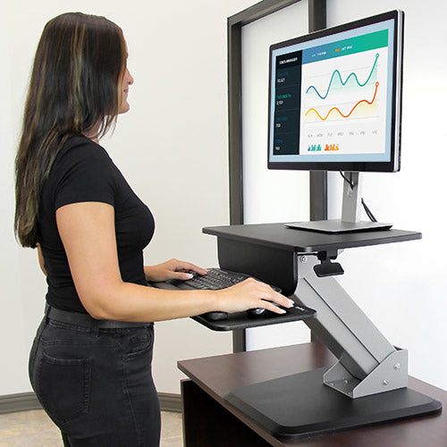 StarTech.com ION One Touch – Schreibtischaufsatz, 68 × 85,6 cm, höhenverstellbar, für 1 Monitor, bis 30"