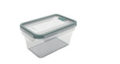 Rotho Vorratsdose 2,2 l, 22,6 × 15,1 × 11,9 cm, Polypropylen (PP), Transparent