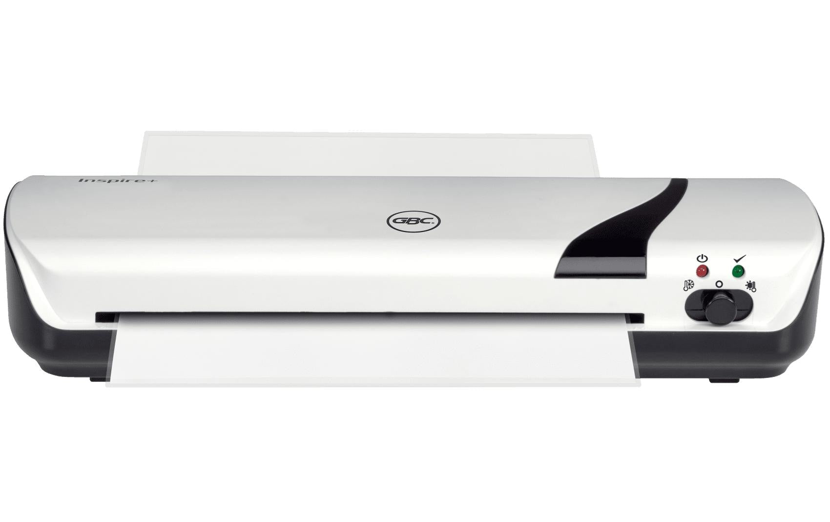 GBC Inspire+ Laminiergerät A4 – 2 Rollen, 75–125 µm, Kaltlamination, 4 Min. Aufheizzeit, 250 mm/min, Weiss