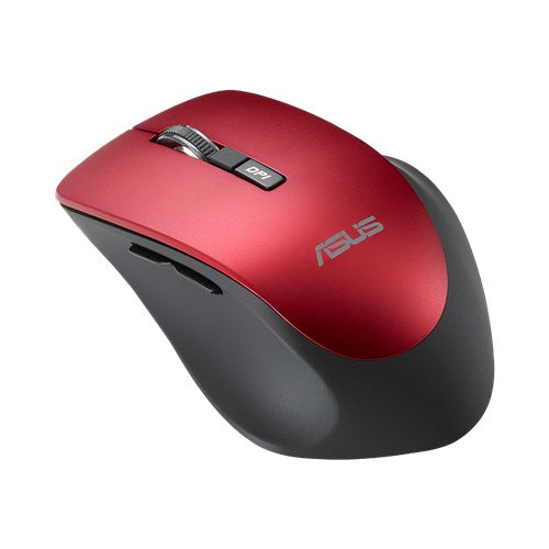 ASUS WT425 – Maus – Kabellos (2,4 GHz), Rechts, Rot