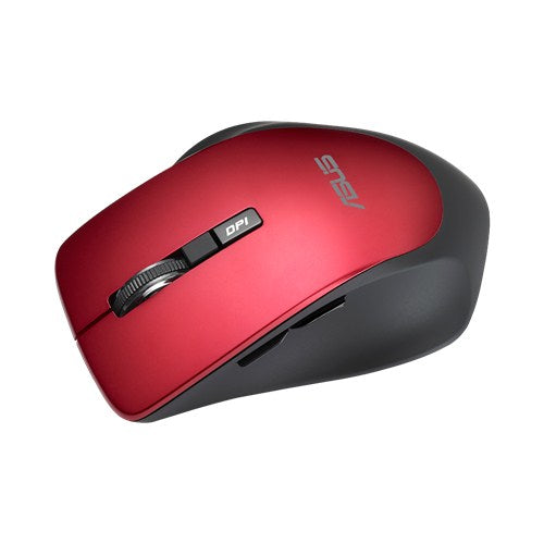 ASUS WT425 – Maus – Kabellos (2,4 GHz), Rechts, Rot