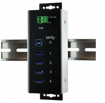 EXSYS EX-1185HMVS-WT USB-Hub – USB 3.0, 4× USB-A, für Windows/Mac/Linux