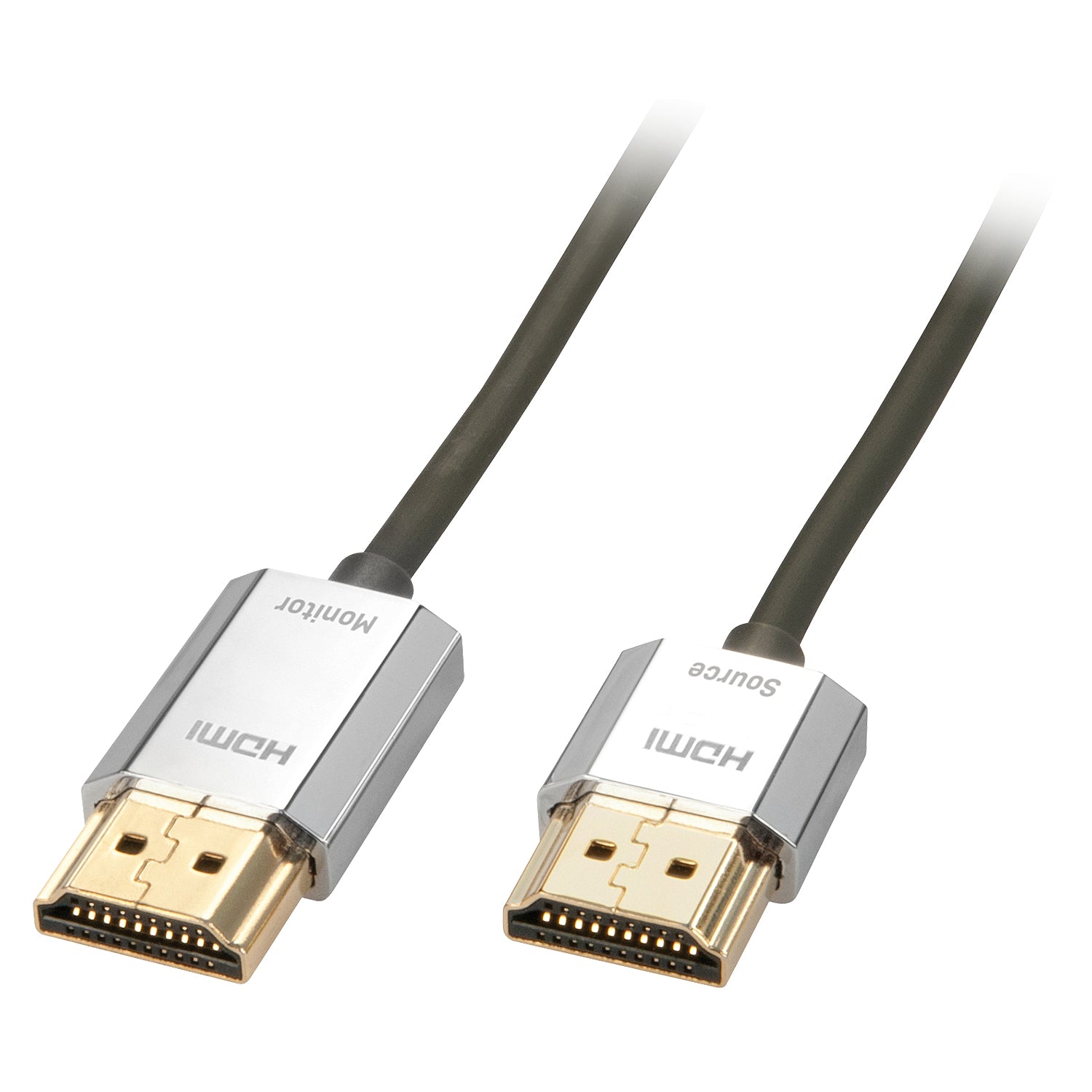 Lindy HDMI-Kabel, HDMI/HDMI, Grau
