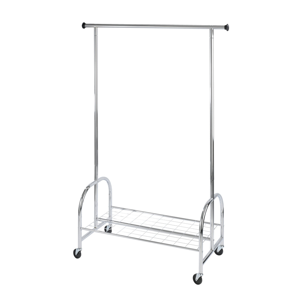 WENKO Garderobenständer – Metall – Silber – 1'850 mm