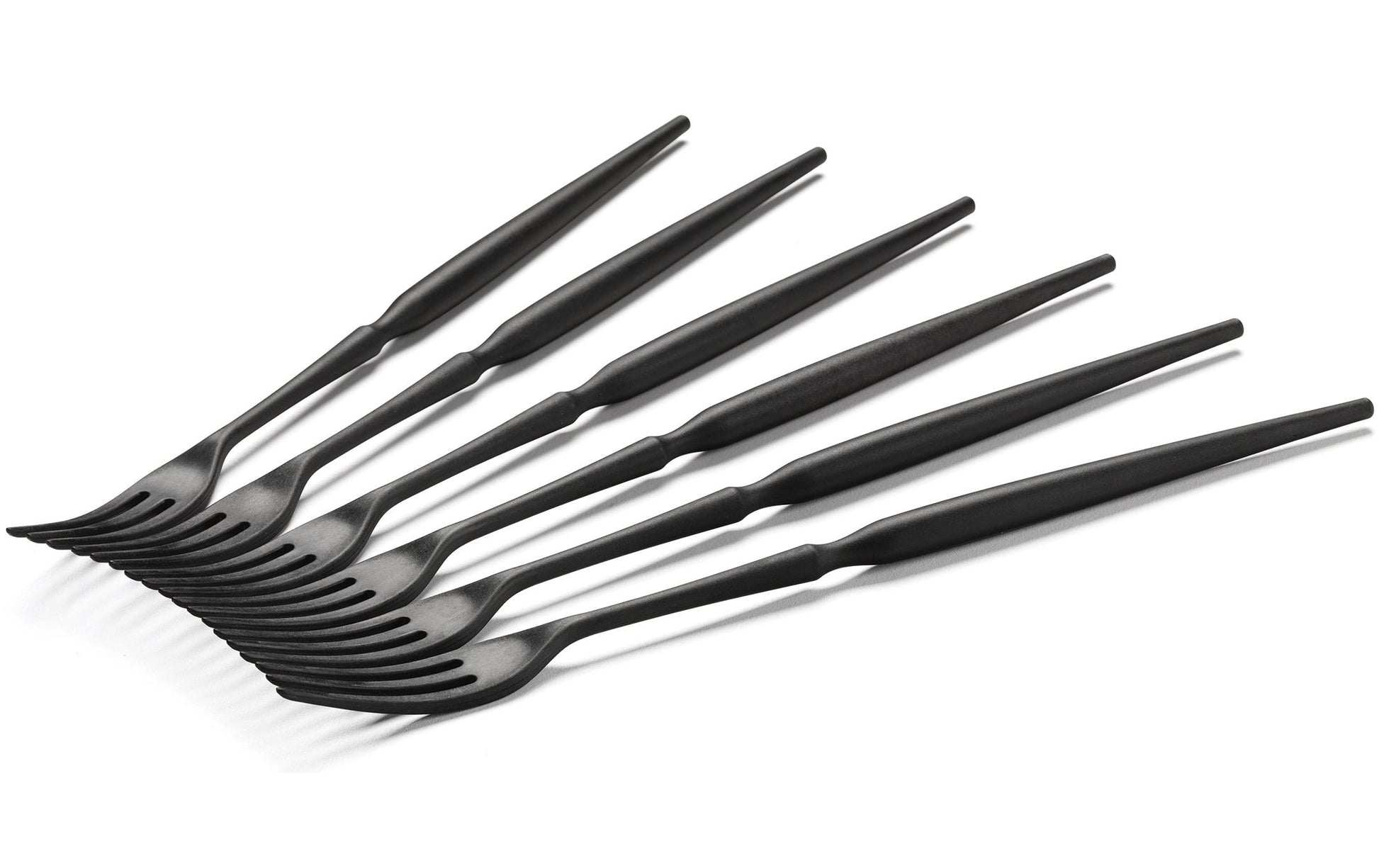 Stöckli Fonduegabeln – 6er-Set, 27 cm, Kunststoff, Schwarz, für Käsefondue, spülmaschinenfest