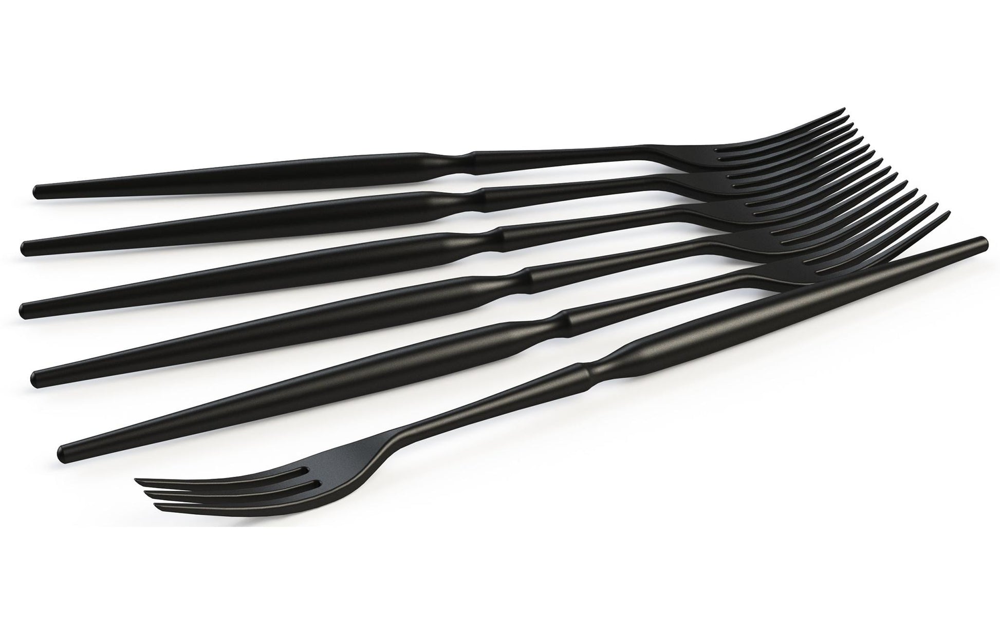 Stöckli Fonduegabeln – 6er-Set, 27 cm, Kunststoff, Schwarz, für Käsefondue, spülmaschinenfest