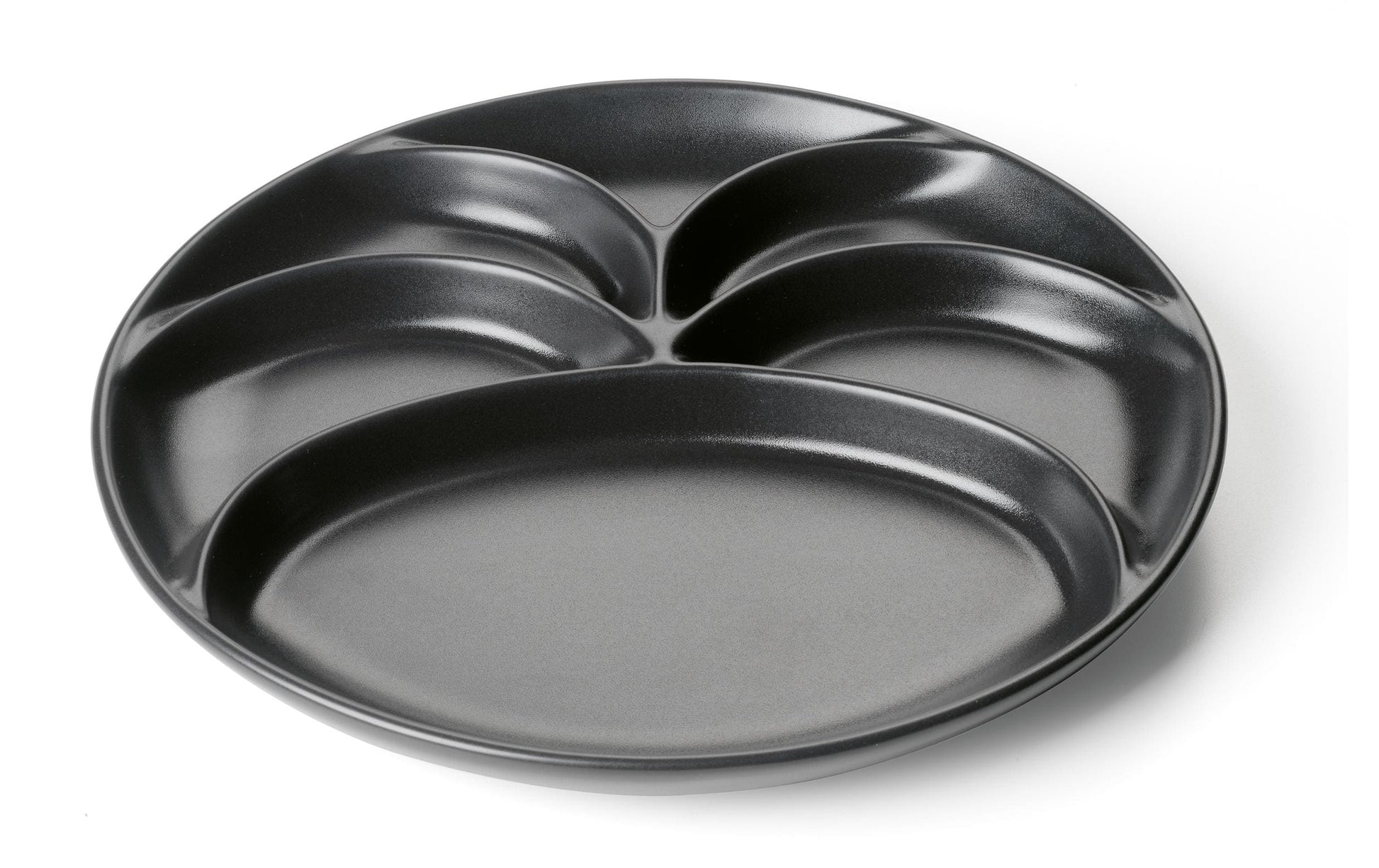 Stöckli Fondueteller – 6er Set, Ø 26,0 cm, Keramik, Schwarz