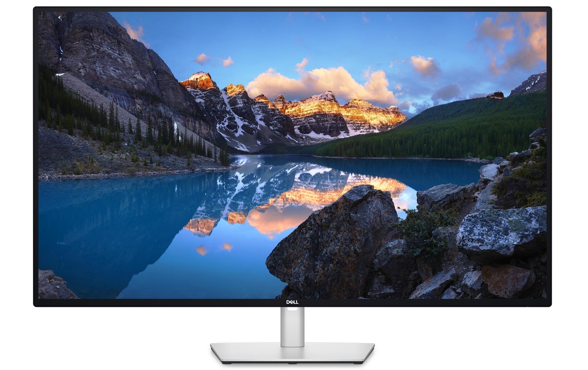Dell UltraSharp 43 4K Hub – Monitor, 43", IPS, 60 Hz, 350 cd/m², KVM, 5× USB-C, VESA 100 × 100, Grau