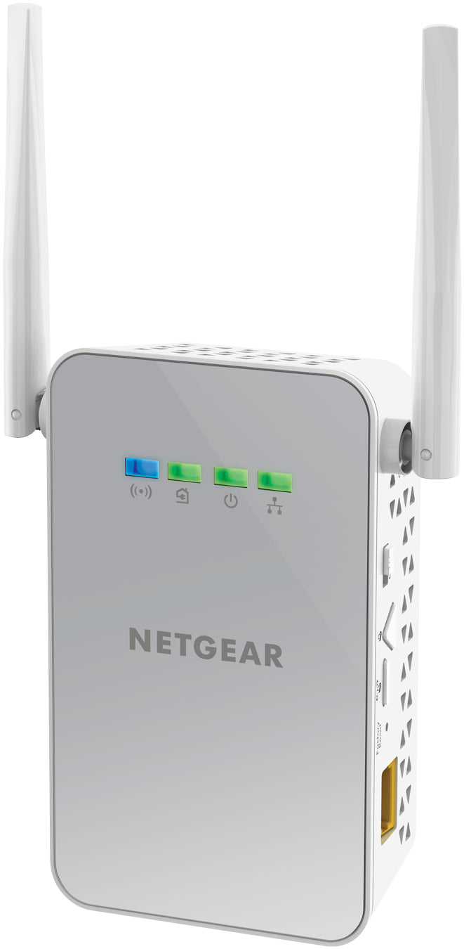 NETGEAR PLW1000 – Powerline WLAN-Set – 1 Gbit/s, Wi-Fi 5 (802.11ac), 1× RJ-45, Weiss