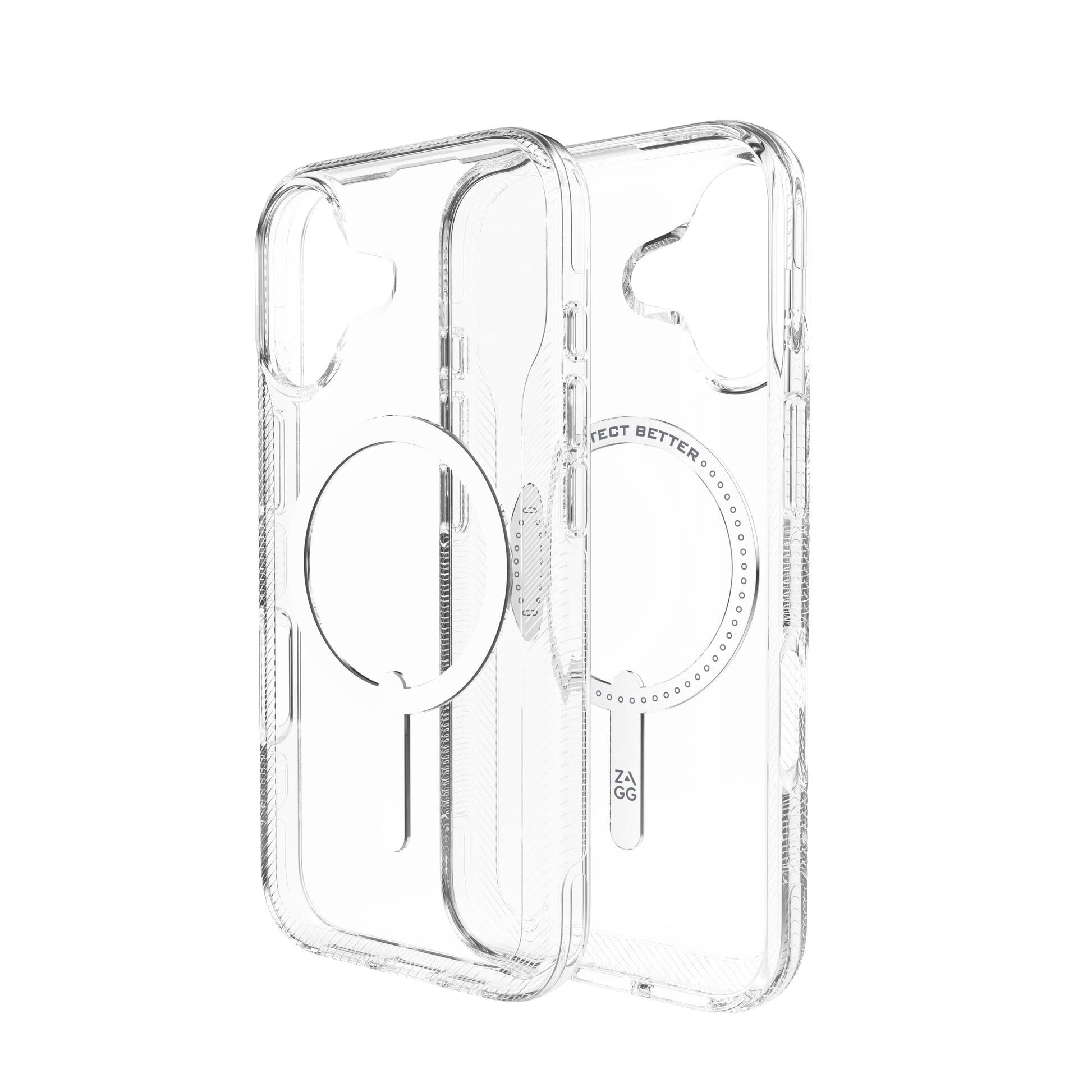 ZAGG Luxe Snap Backcover – für Apple iPhone 17, MagSafe, Graphen, Transparent, bis 3 m Sturzsicher