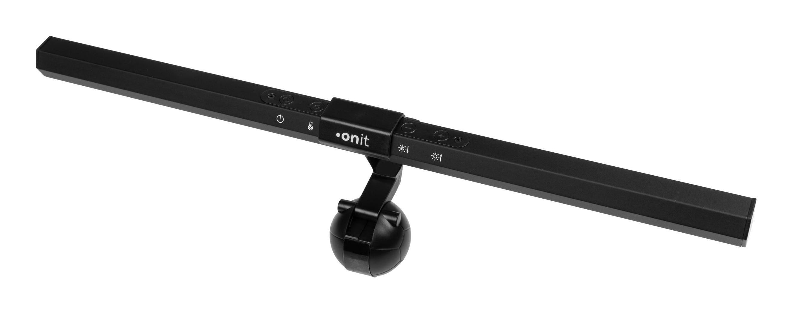 ONIT Monitor-Lichtleiste F01700 – 300 lm, 2800–6500 K (einstellbar), 10 Stufen, USB – Schwarz