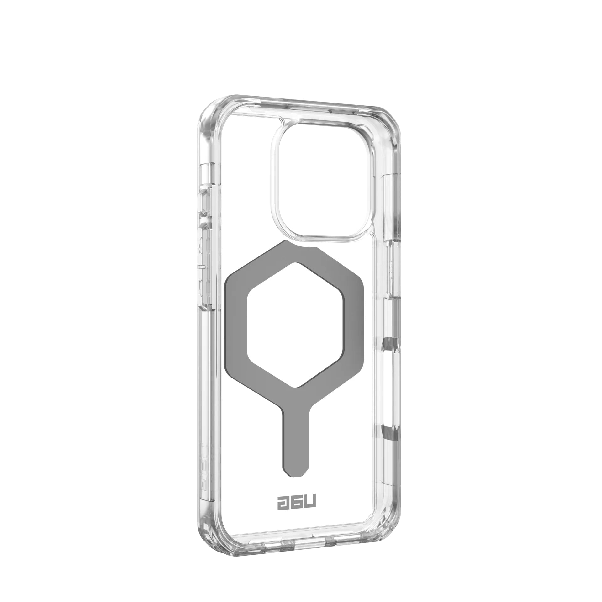Urban Armor Gear UAG – Backcover Plyo – für Apple iPhone 16 Pro – transparent/silber – TPU, MagSafe-kompatibel, stossdämpfend