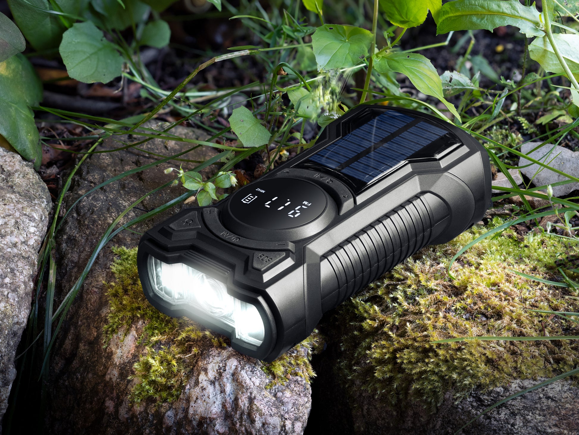 Sandberg Survivor Radio All-in-1 5000 – DAB-/Internetradio – Portabel – AM, FM, Bluetooth, 5000 mAh Akku