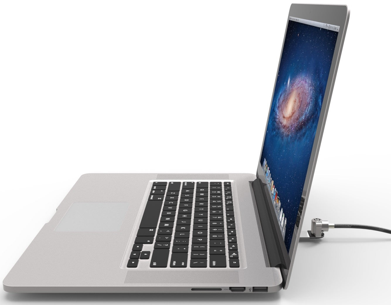 Compulocks Blade Kabelschloss-Adapter für MacBook, iPad, Chromebook – mit Schlüssel – Schwarz