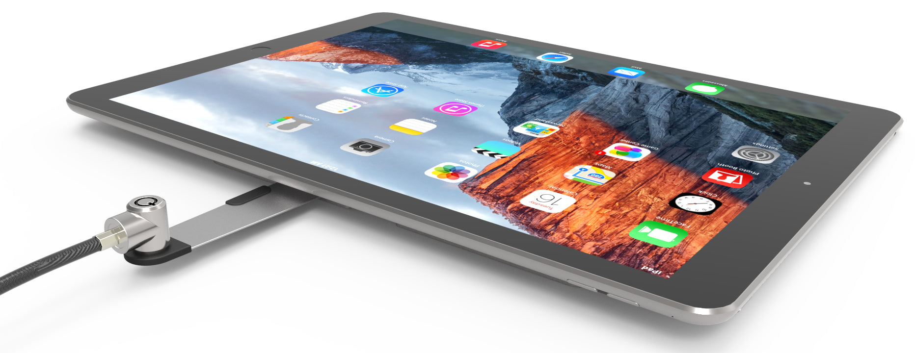 Compulocks Blade Kabelschloss-Adapter für MacBook, iPad, Chromebook – mit Schlüssel – Schwarz