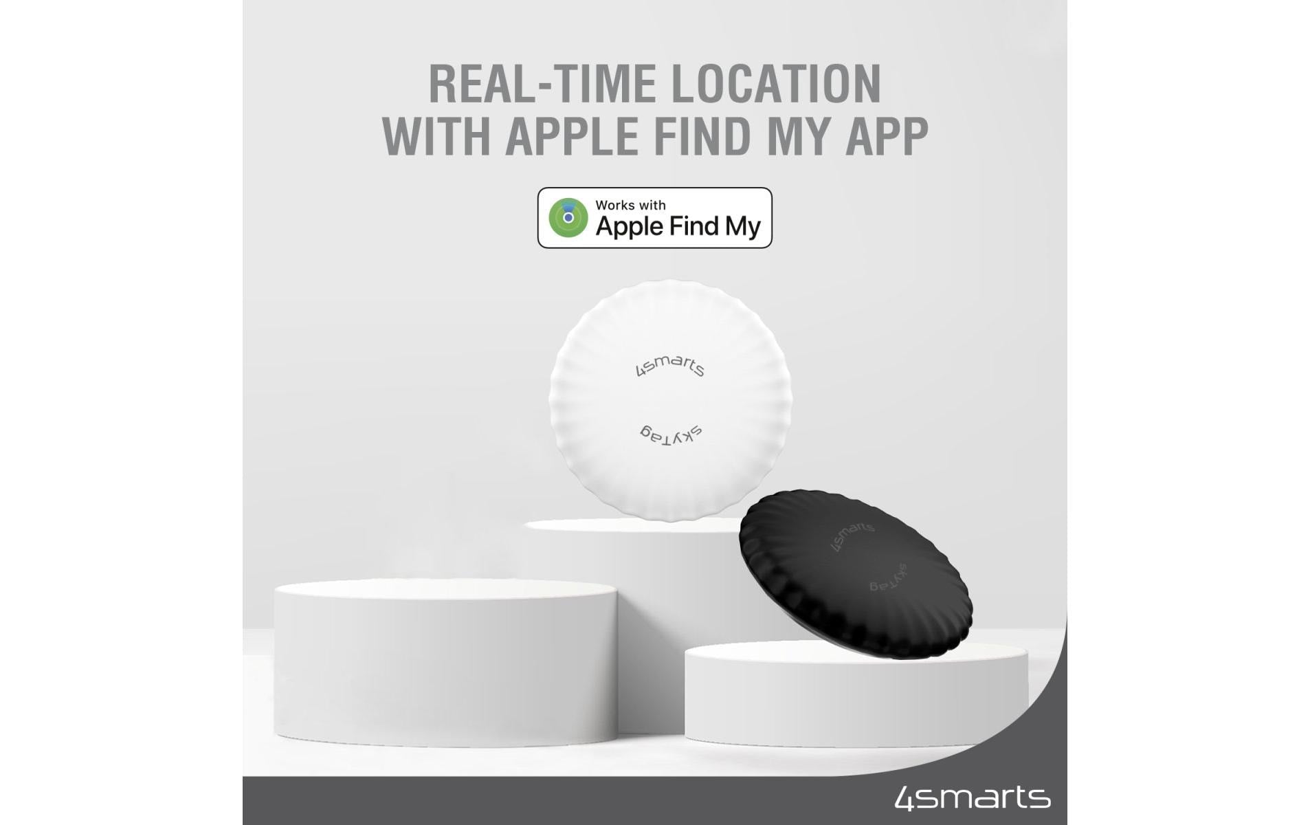 4smarts Halterung – für Apple Find My-App, 32 × 32 × 9 mm, mehrfarbig, 2er-Pack