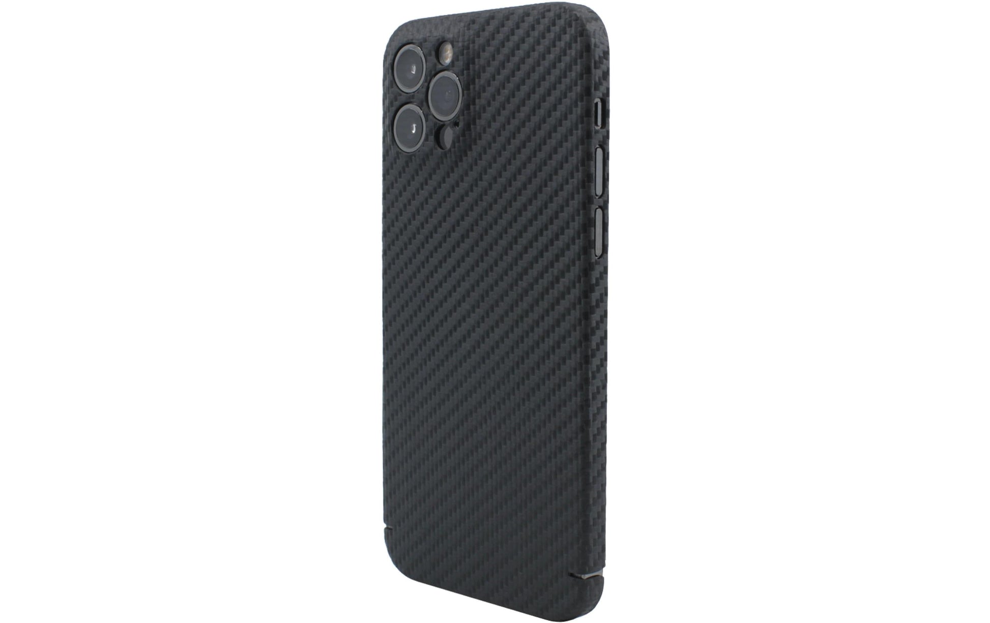 Nevox – Backcover Carbon Serie – für Apple iPhone 15 Pro – schwarz – Aramidfasern, MagSafe-kompatibel