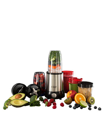 Russell Hobbs Smoothie-Mixer Nutri Boost 23180-56 – 0,7 l, 700 W, To-Go – schwarz/silber