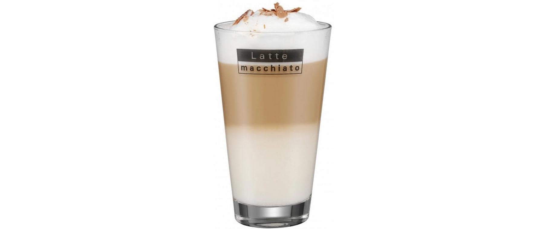 WMF Latte Macchiato Becher – 6er Set, 280 ml, H 15,0 cm, Glas, Transparent, spülmaschinenfest, inkl. Löffel