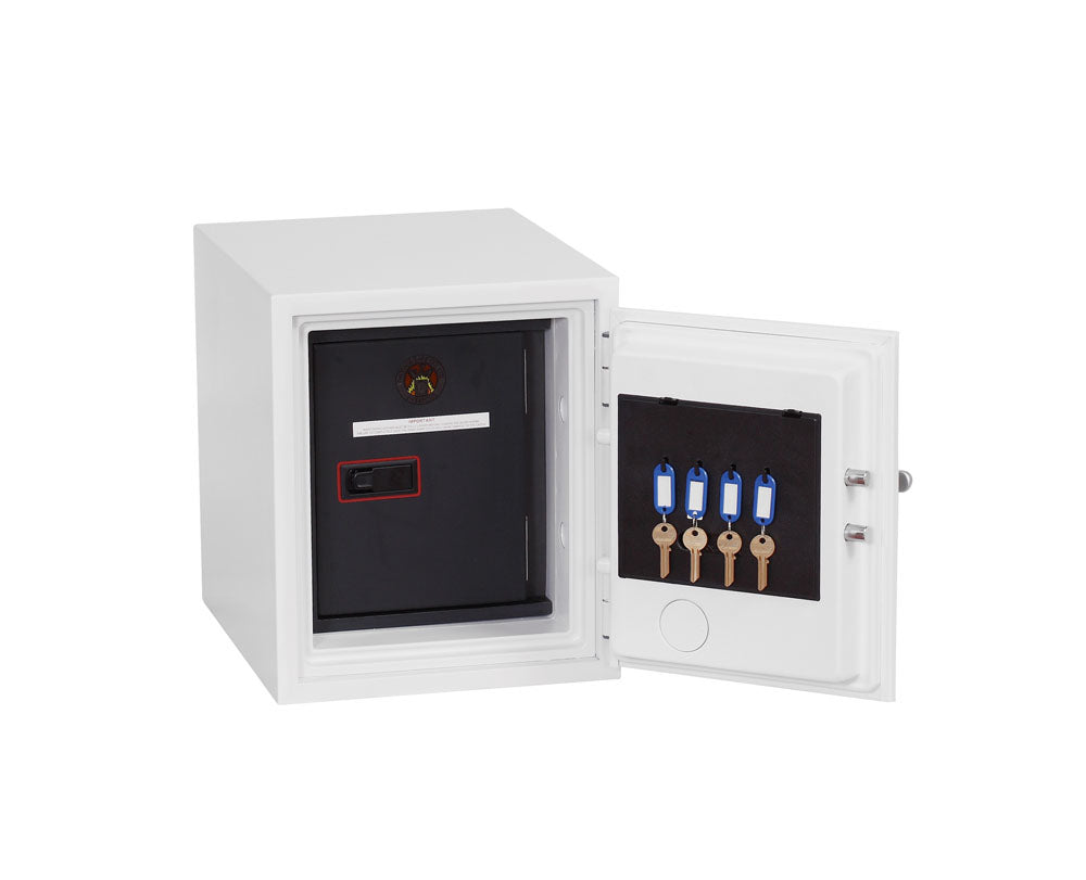 Phoenix Safe Co. Phoenix Feuerschutzbox DATACARE DS2001F – Fingerabdruck – 7,0 l – Feuerschutz 60 min – Weiss