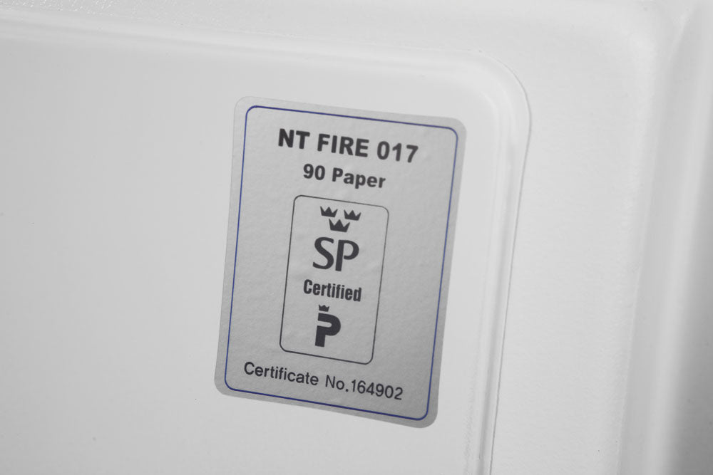 Phoenix Safe Co. Phoenix Sicherheitsschrank DATACOMBI DS2502F – Elektronikschloss – 84 l – Feuerschutz 90 min – Weiss