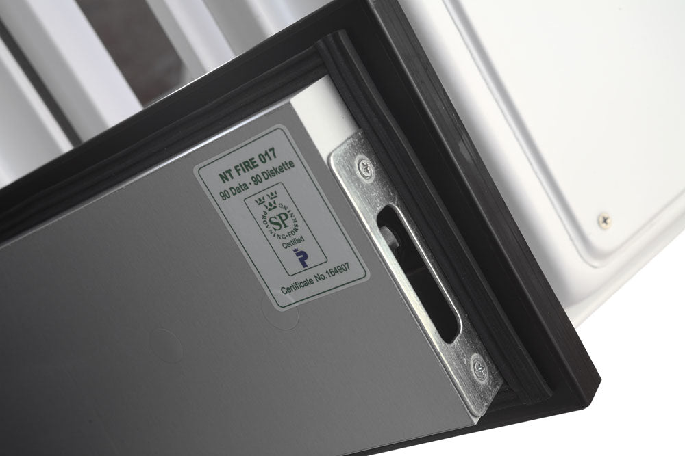 Phoenix Safe Co. Phoenix Sicherheitsschrank DATACOMBI DS2502F – Elektronikschloss – 84 l – Feuerschutz 90 min – Weiss