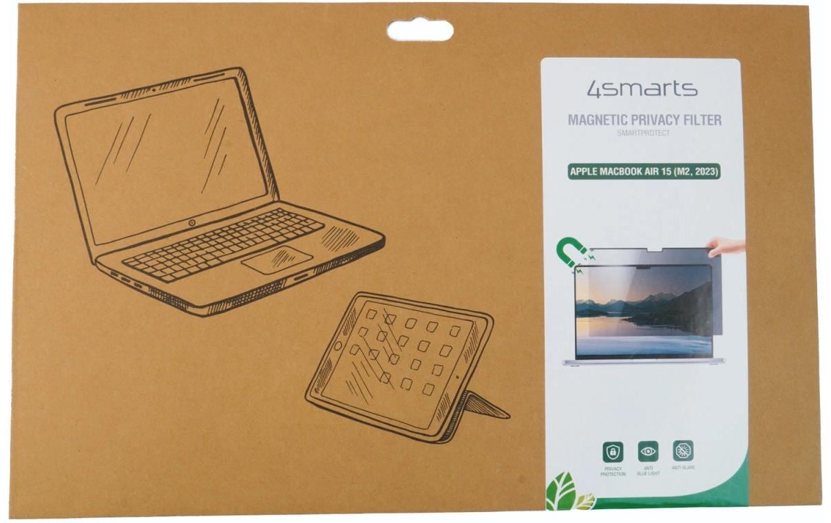 4smarts Displayschutz für Apple MacBook Air 15,3" (M2, 2023)