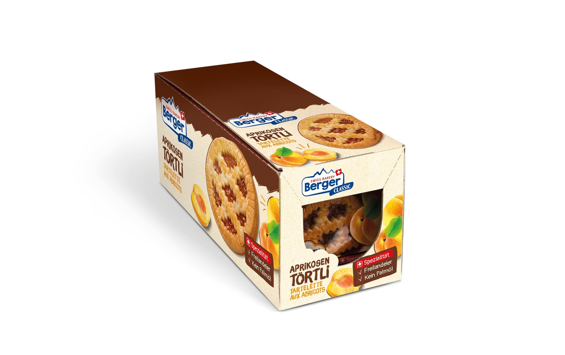 Berger Aprikosentörtli – Kuchen – 10 × 74 g