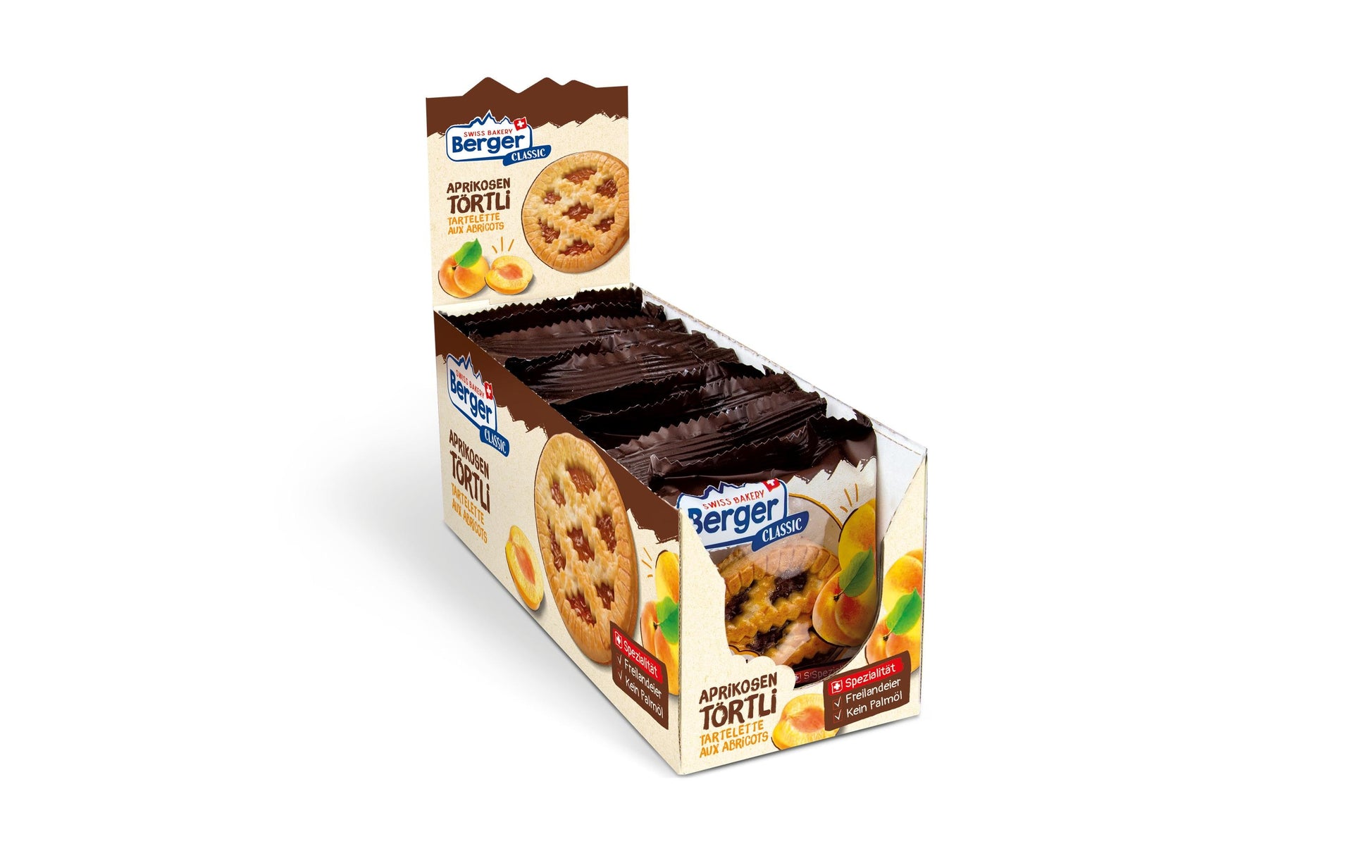 Berger Aprikosentörtli – Kuchen – 10 × 74 g