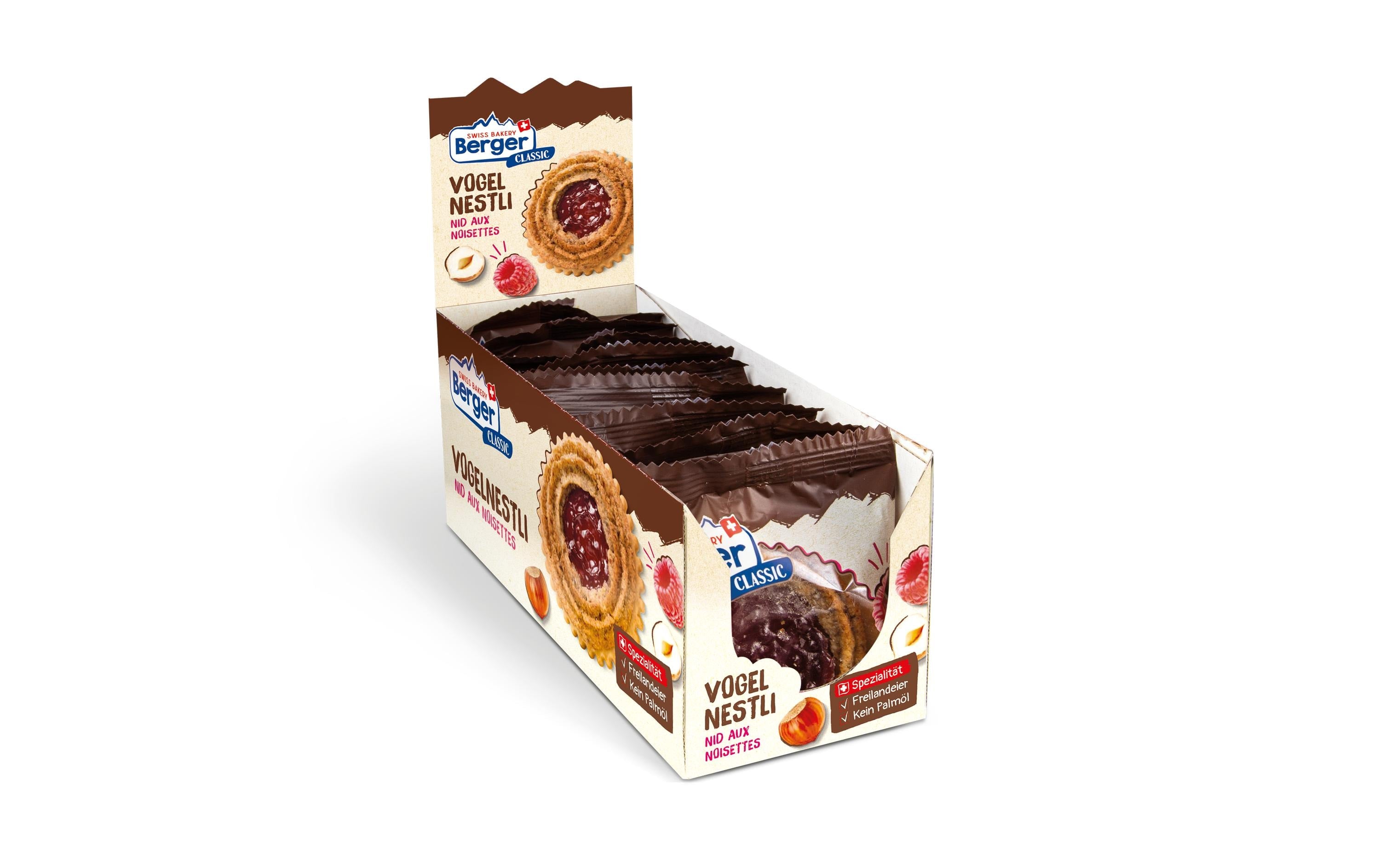 Berger Vogelnestli Kuchen – 10 × 74 g