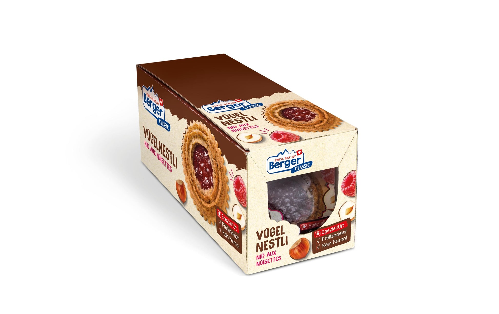 Berger Vogelnestli Kuchen – 10 × 74 g