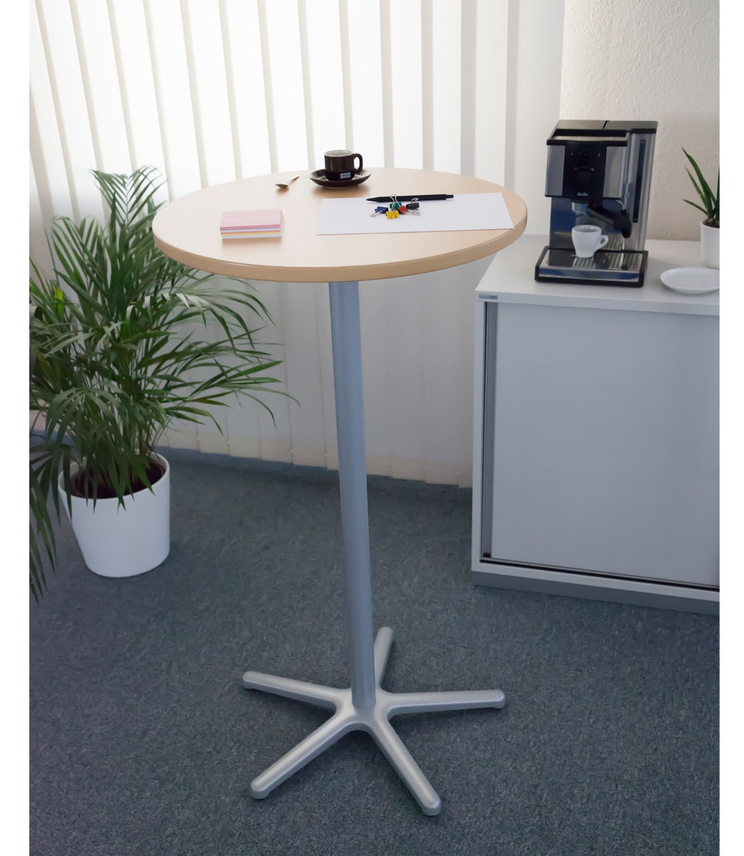 MAUL Stehtisch – Ø 60 × 109,5 cm – Buche