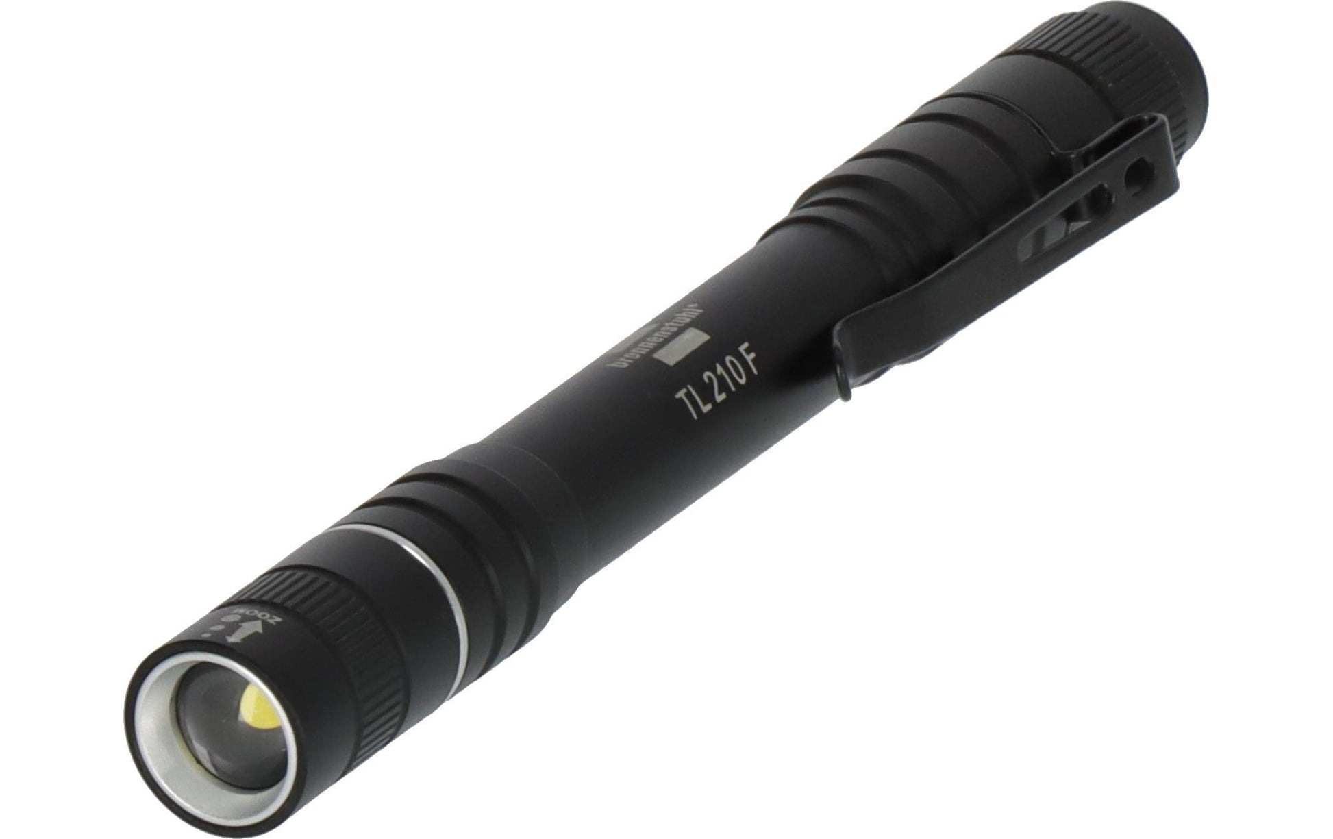 Brennenstuhl Taschenlampe TL 210F – 180 lm, 50 m, IP44, 4 Modi – Schwarz