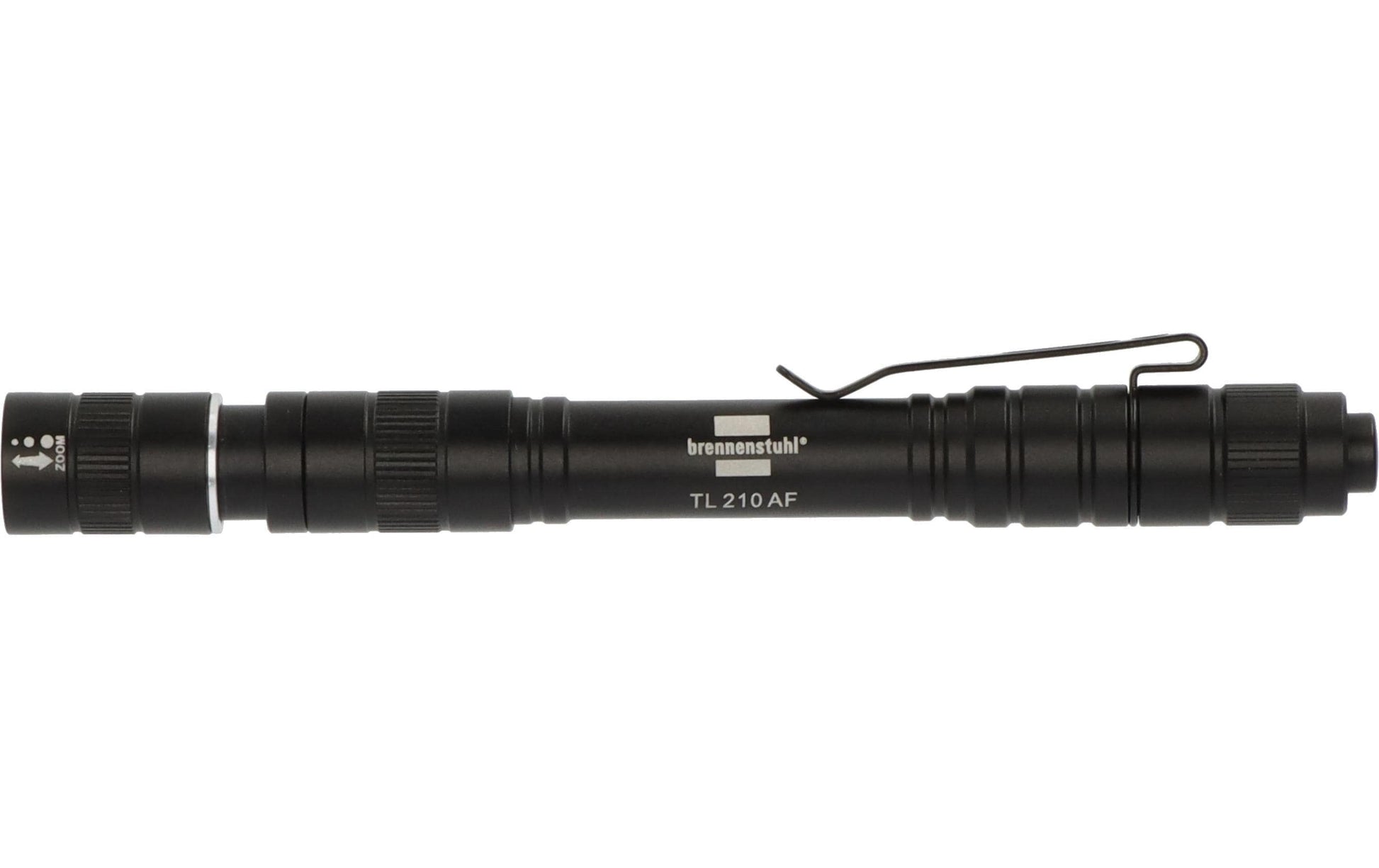 Brennenstuhl Taschenlampe TL 210AF – 200 lm, 55 m, IP44, USB, 4 Modi – Schwarz