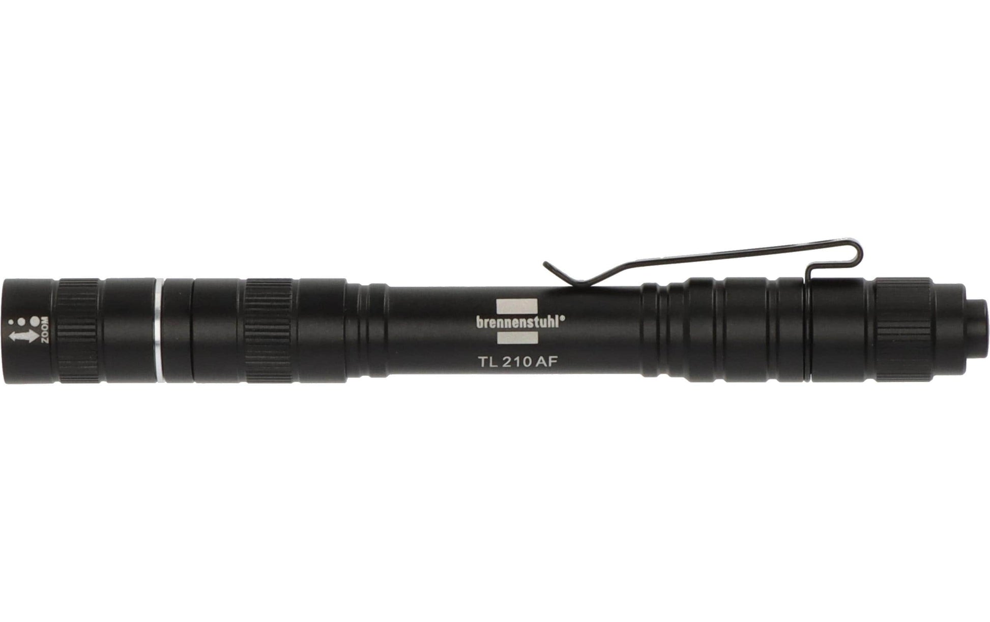 Brennenstuhl Taschenlampe TL 210AF – 200 lm, 55 m, IP44, USB, 4 Modi – Schwarz